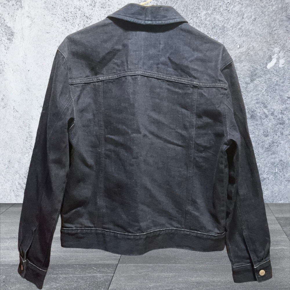 ** Calvin Klein UNISEX Indigo Blue Denim Jean Jacket - Picture 3 of 7